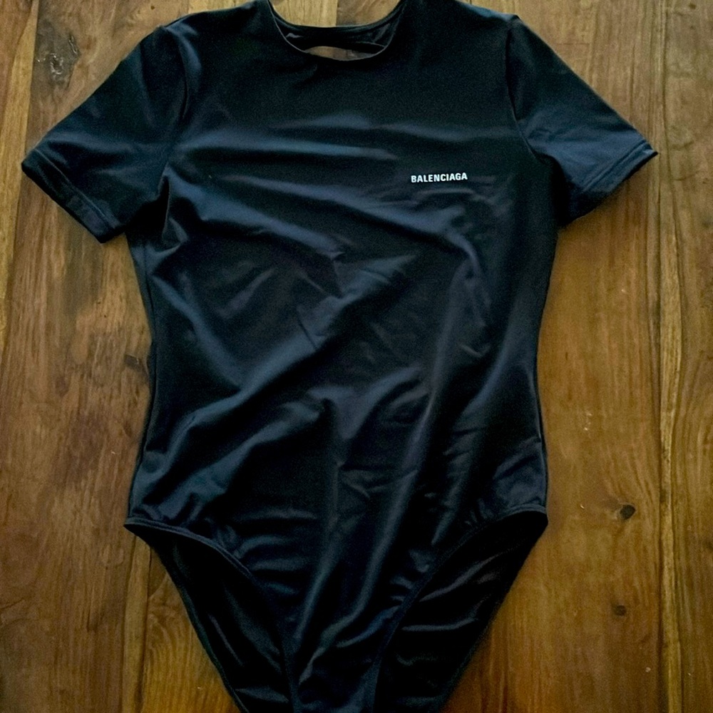 Balenciaga swimsuit also can be worn as a shirt. Excellent condition.